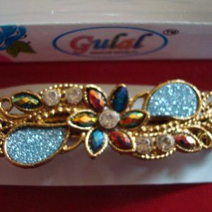 LOT OF 3 NIB HAIR CLIPS/BARRETTES WITH CRYSTALS